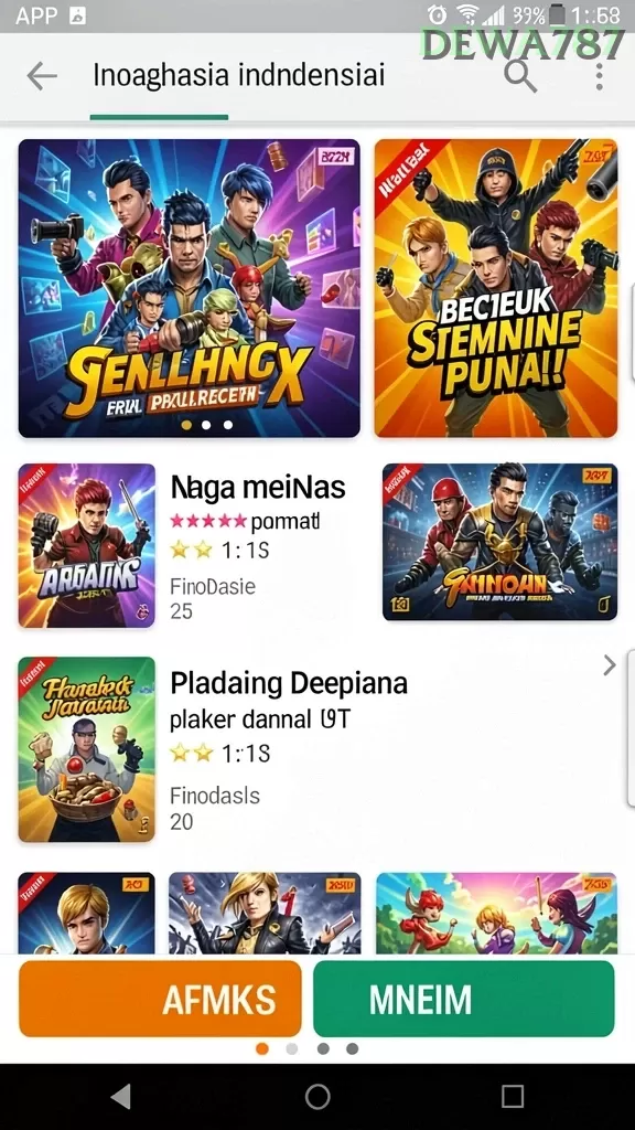 Cuplikan layar INC777 — halaman utama